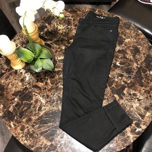 GAP mid rise black legging jean, 29 tall